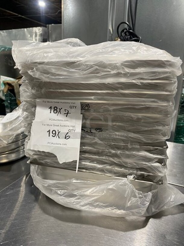 NEW! Browne Commercial Steam Table/ Prep Table Food Pans! All Stainless Steel! 7x Your Bid! - Image 1 of 5