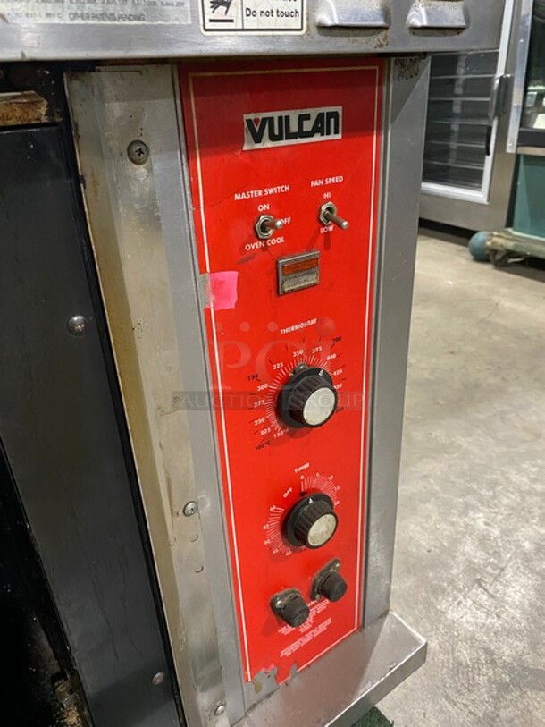 Vulcan Commercial Electric Powered Single Deck Half Sized Convection Oven! With View Through Door! All Stainless Steel! - Image 5 of 7