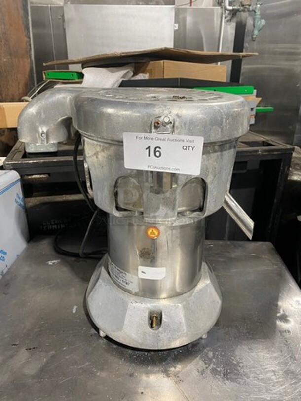 Commercial Countertop Electric Powered Juicer! All Stainless Steel!