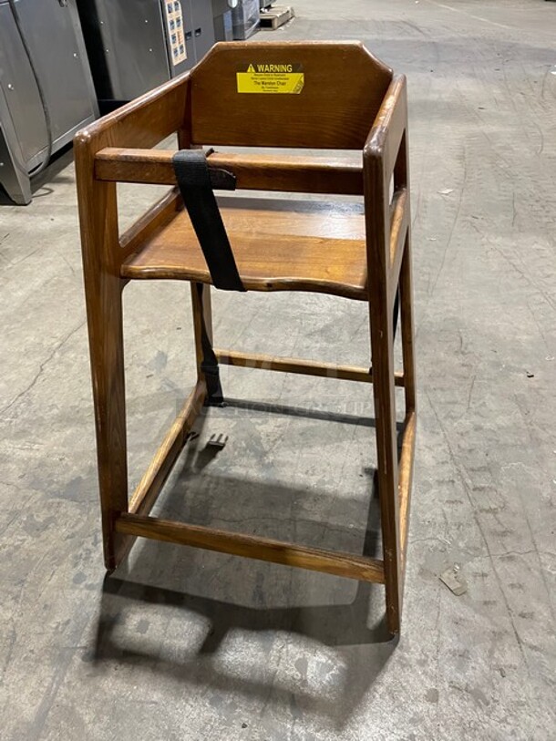 Commercial Wooden Highchairs! 3X Your Bid!  - Image 3 of 6