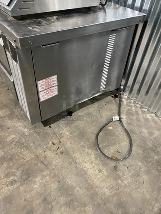 Silver King 84 Inch Refrigerated  4 Large Drawer Chef Base! Model SKRCB84H Serial SAJE68785A! 115V 1 Phase! On Casters!  - Image 2 of 8