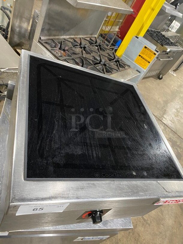 Cooktek Stainless Steel Commercial Electric Powered Single Burner Induction Range! MODEL MSP7000-200 SN646721341DO416 208V  - Image 5 of 8