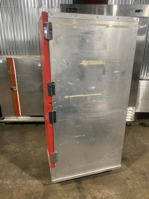 Cres Cor Commercial Insulated Warming/Proofing Cabinet! With 2 Half Doors! Holds Full Size Trays! All Stainless Steel! On Casters! - Image 3 of 7