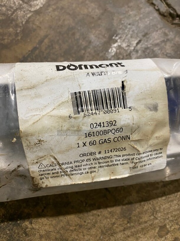 Dormont 60" Gas Connector Kit! MODEL 1675BPQ60  - Image 4 of 4