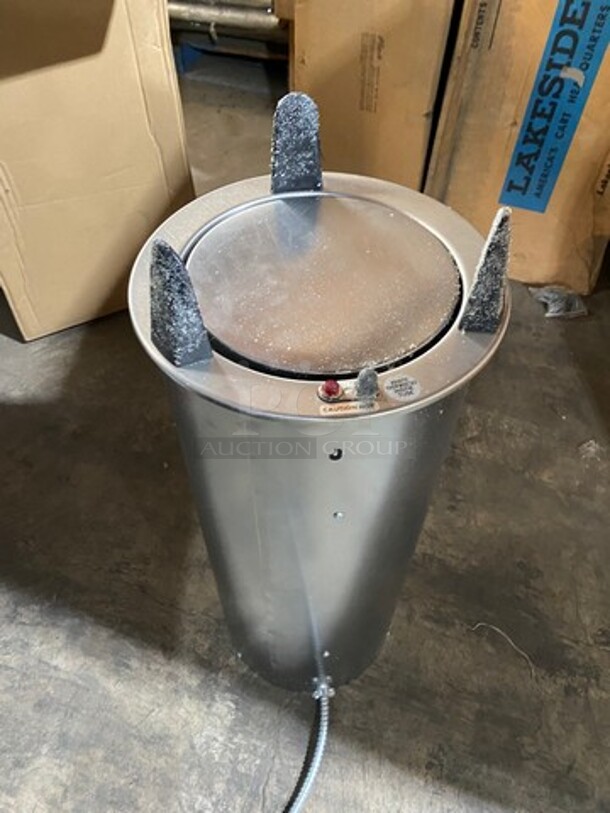 BRAND NEW! IN THE BOX! Lakeside Commercial Electric Powered Heated Plate Dispenser! All Stainless Steel!  120V - Image 3 of 5