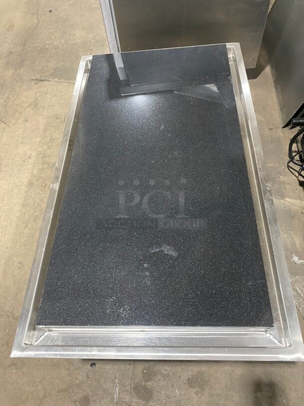 Delfield Commercial MARBLE TOP Cold Pan Drop In! All Stainless Steel Body! Model N8245GP Serial 1905150000933! 115V 1Phase! - Image 5 of 7