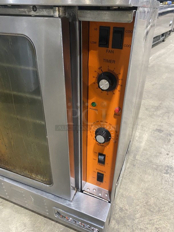 Sierra Stainless Steel Commercial Gas-Powered Full-Size Convection Oven w/ View Through Doors, Metal Oven Racks and Thermostatic Controls! - Image 6 of 8