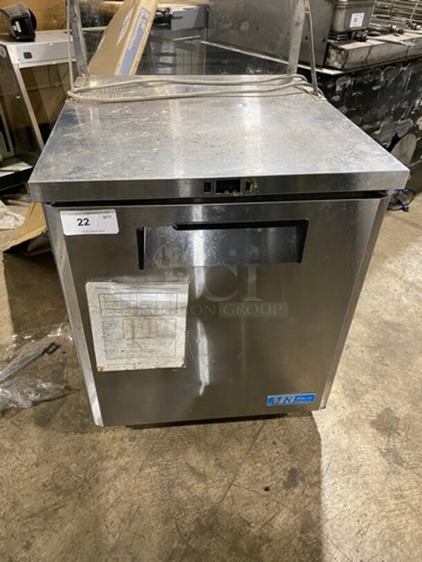 Turbo Air Commercial Single Door Lowboy/ Worktop Cooler! All Stainless Steel! Model: MUR28 SN: MU2R705065 115V 60HZ 1 Phase - Image 1 of 7