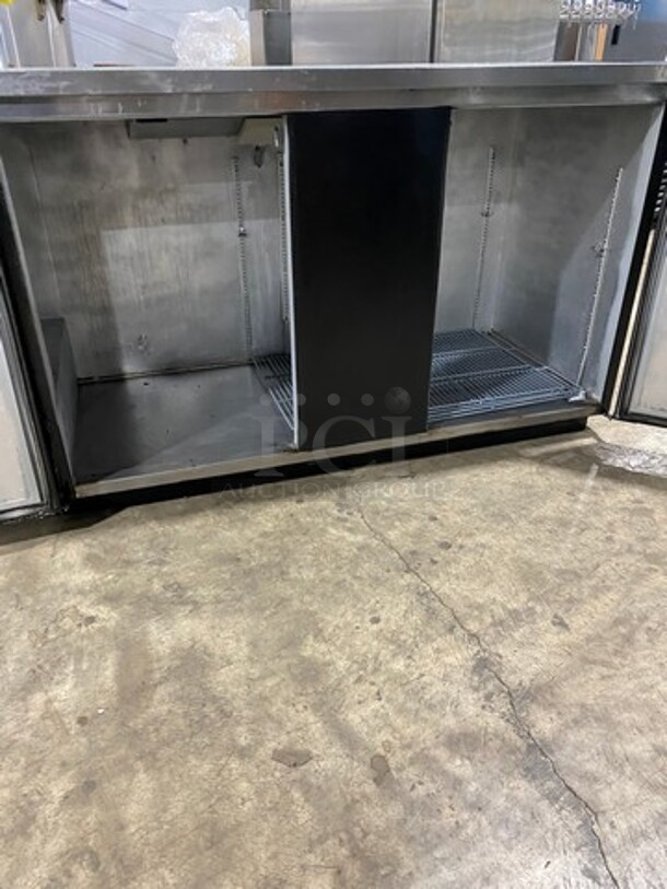 Beverage Air Commercial 2 Door Bar Back Cooler! Stainless Steel! Model: BB68 SN: 4511277 115V 60HZ 1 Phase - Image 5 of 8