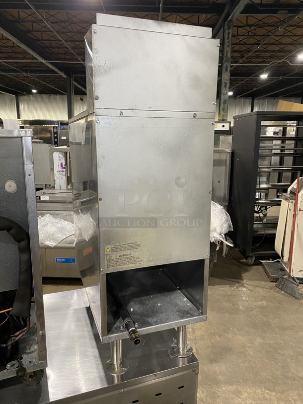 IMPERIAL Stainless Steel Deep Fryer!  On Legs! Natural Gas! Model IFS-CHPTL-RES Serial 02177423  - Image 4 of 8
