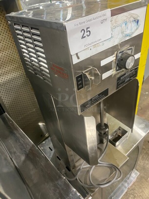 International Dairy Queen Commercial Countertop Blizzard Mixer! Solid Stainless Steel! Model: BM3 SN: H2D12330 120V 60HZ 1 Phase - Image 3 of 8