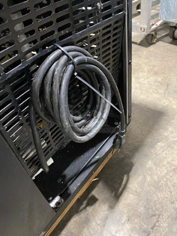 Micro Matic Commercial Refrigerated Dual Tower Kegerator! With 2 Door Storage Space Underneath! NO TOWERS! Model: MDD68 SN: 11100491M 115V 60HZ 1 Phase - Image 8 of 8