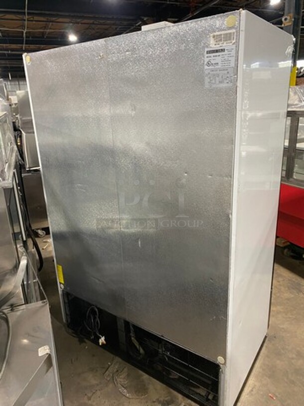 Maxx Cold Commercial 2 Door Reach In Freezer Merchandiser! With View Through Doors! With Poly Coated Racks! Model: MXM248F SN: 365268 115V 60HZ 1 Phase - Image 4 of 9
