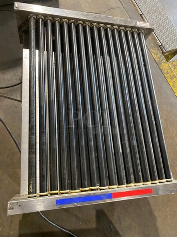 APW Wyott Commercial Countertop Hot Dog Roller Grill! All Stainless Steel! Model: HRS755T SN: 817961611364 208/240V 60HZ 1 Phase - Image 5 of 8