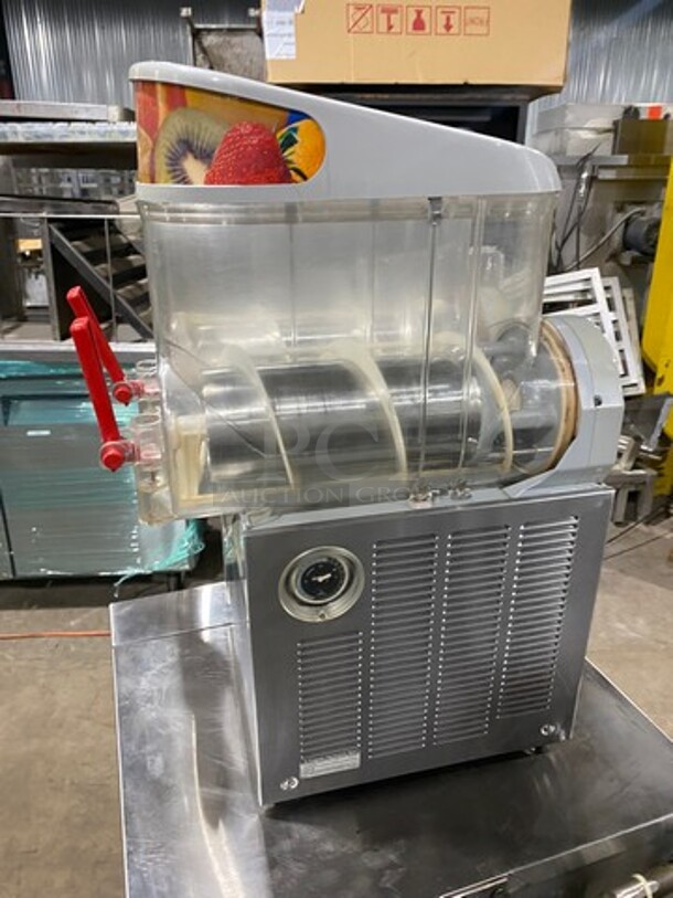Ugolini Commercial Countertop 2 Flavor Slushie/ Frozen Beverage Dispenser! Model: NHT2UL SN: 470216535049 115V 60HZ 1 Phase - Image 2 of 9
