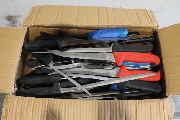 60 SHARPENED Stainless Steel Boning Knives. 60 Times Your Bid! - Image 1 of 2