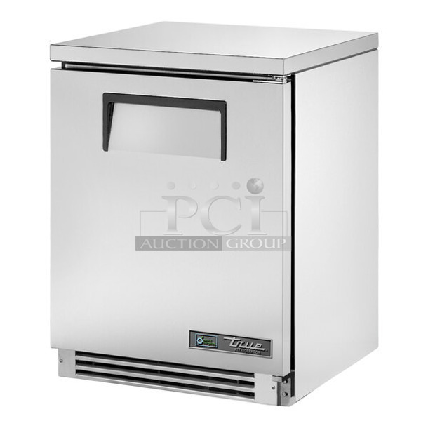 BRAND NEW! 2021 True TUC-24-HC ENERGY STAR Stainless Steel Commercial Single Door Undercounter Cooler. 115 Volts, 1 Phase. Tested and Working! - Image 1 of 6