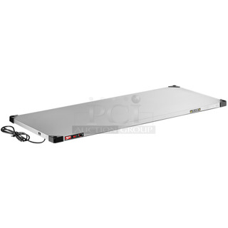 BRAND NEW SCRATCH AND DENT! Metro HS2460 Super Erecta Hot HS2460 24" x 60" Stainless Steel Heated Shelf. 120 Volts, 1 Phase. 