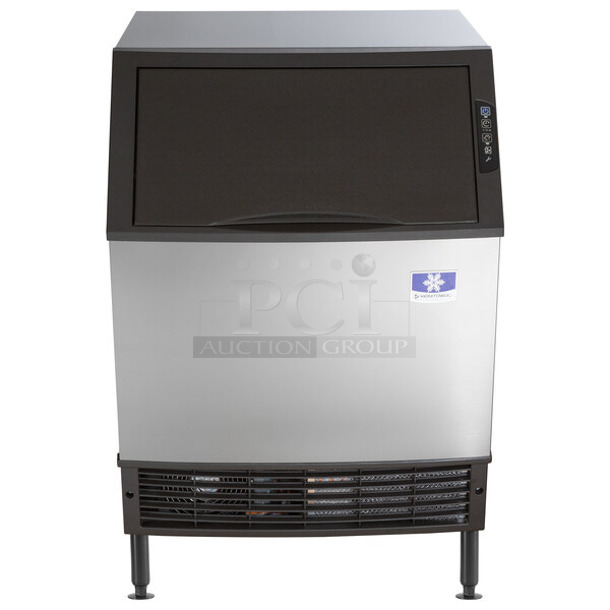 BRAND NEW SCRATCH AND DENT! 2022 Manitowoc UDF0240A-161B Stainless Steel Commercial Undercounter Self Contained Dice Cube Ice Machine. 115 Volts, 1 Phase. 
