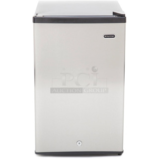 BRAND NEW SCRATCH AND DENT! Whynter CUF-210SS Energy Star Stainless Steel Upright Freezer with Lock. 115 Volts, 1 Phase. Tested and Working!