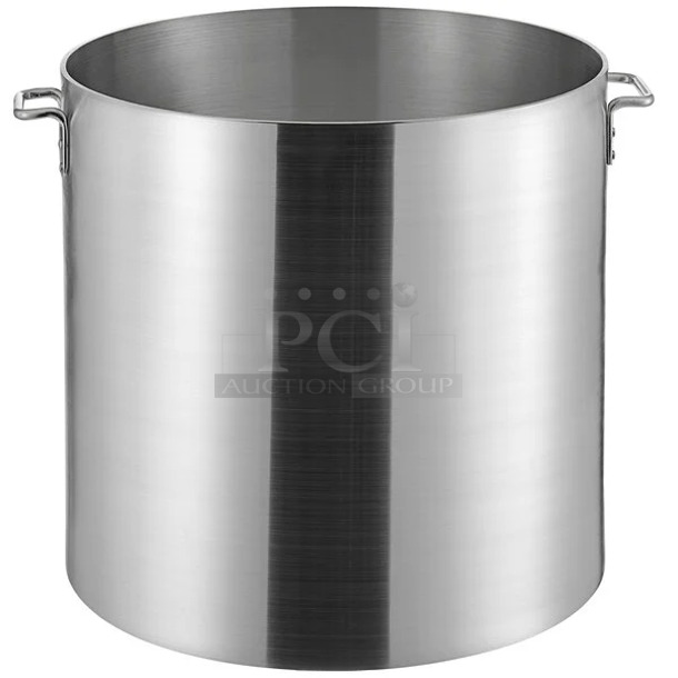BRAND NEW SCRATCH AND DENT! Choice 471SP160QTHD 160 Qt. Heavy Weight Aluminum Stock Pot - Image 1 of 5
