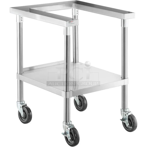 BRAND NEW SCRATCH AND DENT! ServIt 423TCWSTAND Portable Stand for TCW26 and TCW46 Chip Warmers. No Casters.  - Image 1 of 5