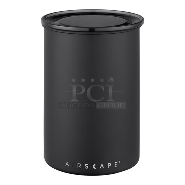 4 BRAND NEW SCRATCH AND DENT! 54AAS1707 Planetary Design Airscape 17 oz. Matte Black Stainless Steel Round Airtight Food Storage Container AS1707. 4 Times Your Bid!  - Image 1 of 3