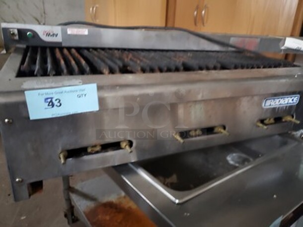 Radiance Countertop Charbroiler(missing knobs) - Image 2 of 5