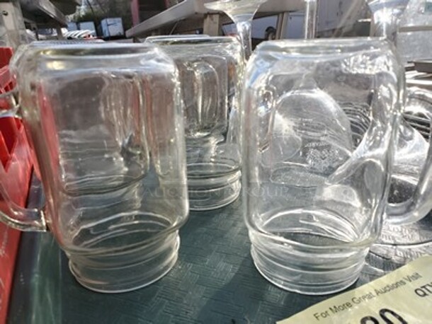Customizable Drinking Jar / Mason Jar with Handle|Glasses. 