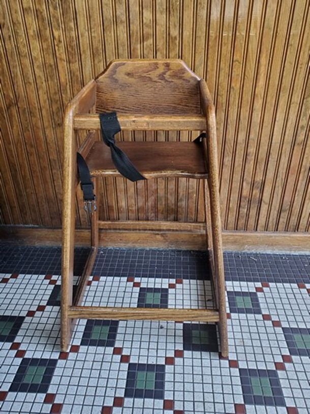 Wood High Chair 