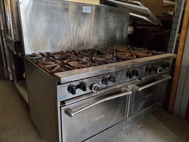 SUNFIRE X60-10RR Propane 10 Burner Stove W/ 2 Ovens 59X33X36 - Image 12 of 12