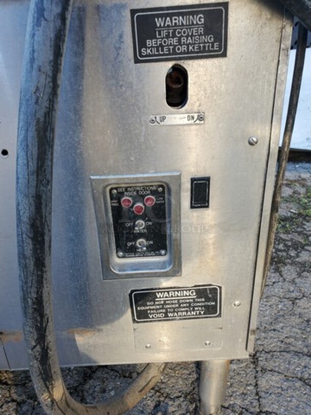 MARKET FORCE MT60B0 ELETRIC  480 VOLTS Kettle 48X33X44 - Image 4 of 9