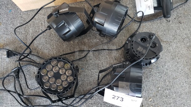 Lot of 5 DJ Lights Not tested (Location 2)