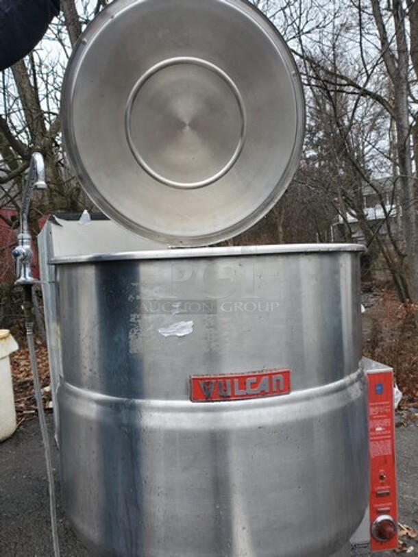 VULCAN HART VEL-60 ELECTRIC 3PH 480VOLTS STEAM KETTLE  - Image 10 of 10