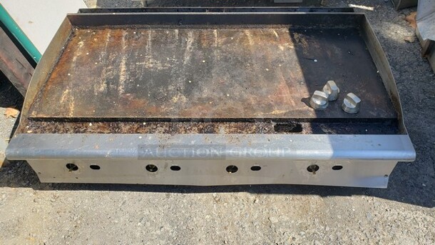 48" Commercial Natural Gas Griddle! One Knob is Broken - Image 1 of 3