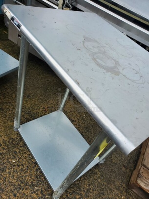  Stainless Steel Stand with Galvanized Undershelf 30X24X36 - Image 2 of 3