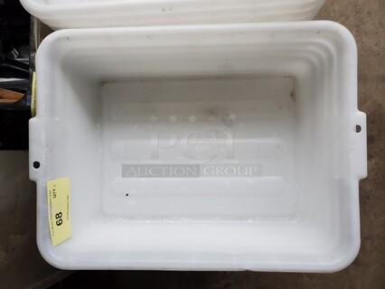 Utility Tote - 20 x 15 x 7", WHITE BIDX4
