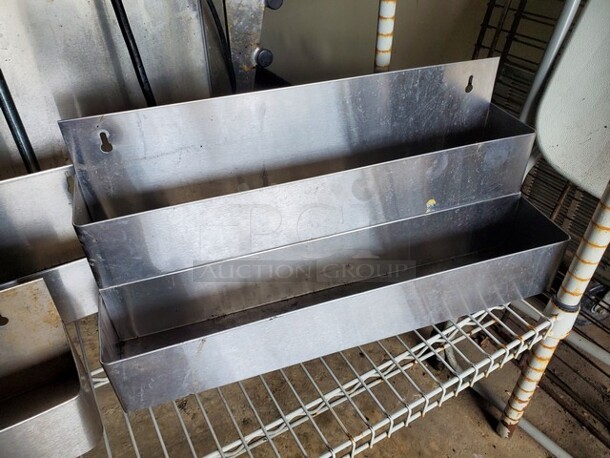 ALL ONE MONEY Lot of 3 Stainless Steel Speed Rail! - Image 2 of 4