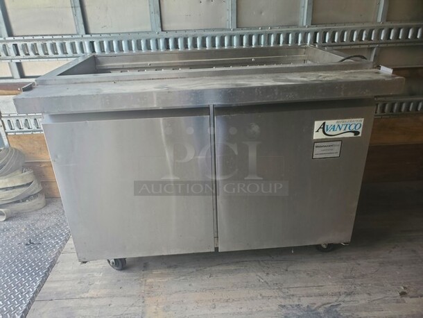 Avantco 178SCLM 47" Stainless Steel Refrigerated Salad Bar / Cold Food Table! - Image 1 of 6