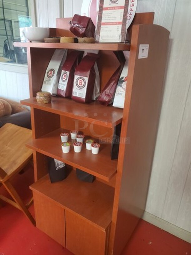 Double-Sided Adjustable Shelving 24X25X57 - Image 1 of 3