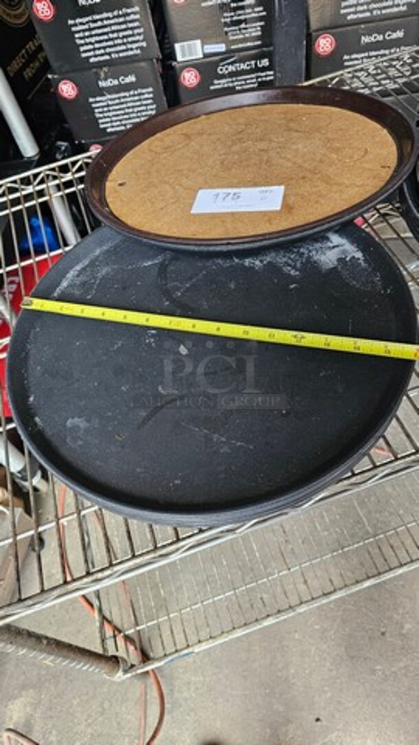 Lot of (6) 16" Round Trays - Image 3 of 3