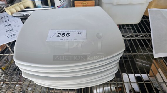 Lot of 11 Square Plates