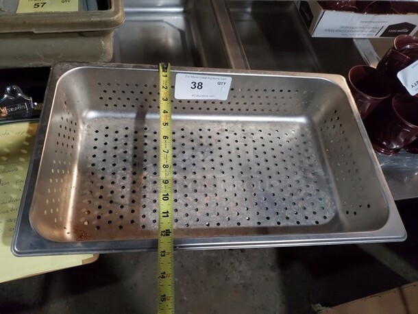 Stainless Steel Perforated Food Pan - Image 3 of 3