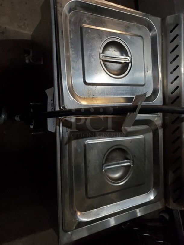 2-Pan LP Gas Bain-Marie Buffet Food Warmer 2-1/2Pans Propane
Like New - Image 5 of 5