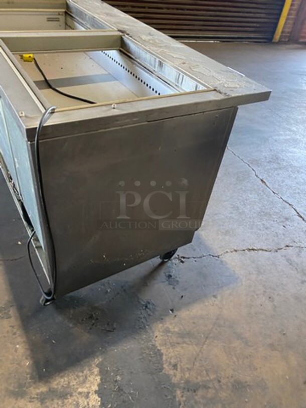 Beverage Air Commercial Refrigerated Sandwich Prep Table! With 2 Door Underneath Storage Space! All Stainless Steel! On Casters! Model: SPE6024M SN: 8911336 115V 60HZ 1 Phase - Image 4 of 9