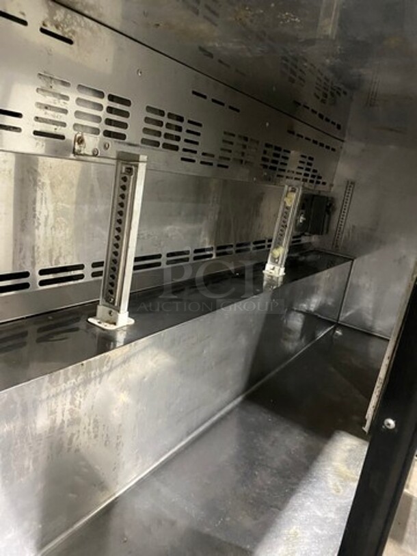 Turbo Air Commercial 3 Door Lowboy/Worktop Cooler! All Stainless Steel! On Casters! Model: TUR72SD SN: UR72808021 115V 60HZ 1 Phase - Image 6 of 8