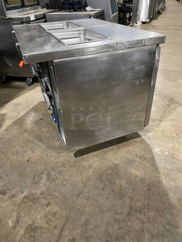 Continental Commercial Refrigerated Sandwich Prep Table! With 2 Door Underneath Storage Space! All Stainless Steel! On Casters! Model: SW4812 SN: 15883879 115V 60HZ 1 Phase - Image 3 of 9