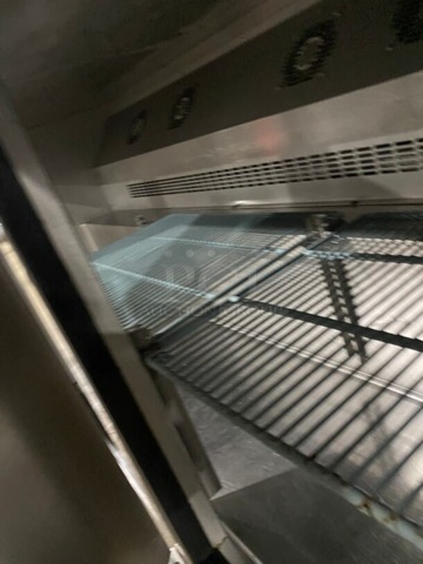 L & J Commercial 3 Door Lowboy/Worktop Cooler! All Stainless Steel! On Casters! Model: JUC72F - Image 6 of 8