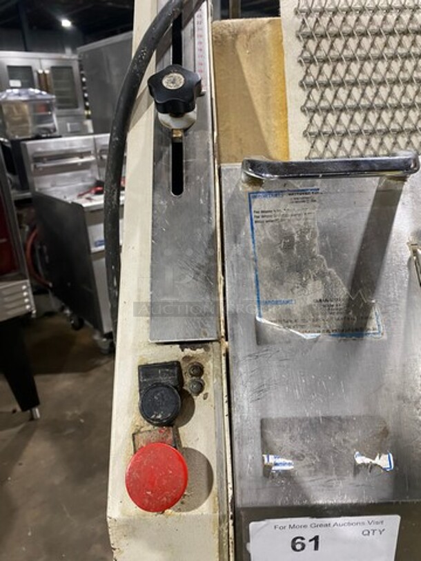 Benier Commercial Floor Style French Bread Molder! On Casters! Model: FBM92 SN: 96K357 208V 60HZ 3 Phase - Image 9 of 11