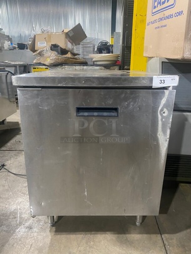 Randell Commercial Single Door Refrigerated Lowboy/ Worktop Freezer! With Poly Coated Racks! Solid Stainless Steel! Model: 9404F7 SN: T425241 115V 60HZ 1 Phase - Image 1 of 10